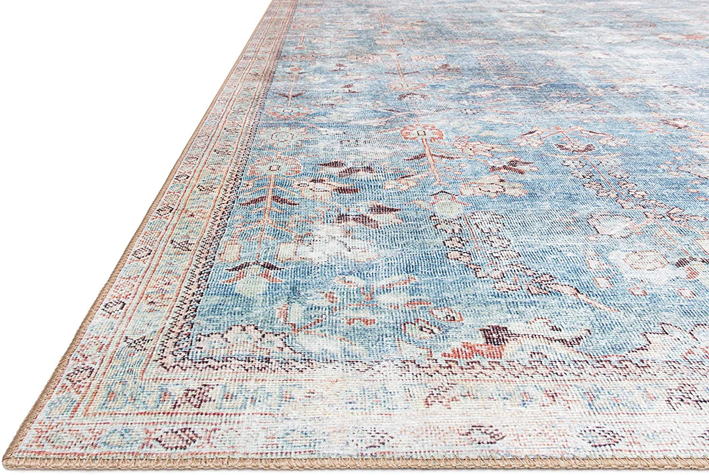 WYN-06 Wynter Soft Area Rug Teal/Multi