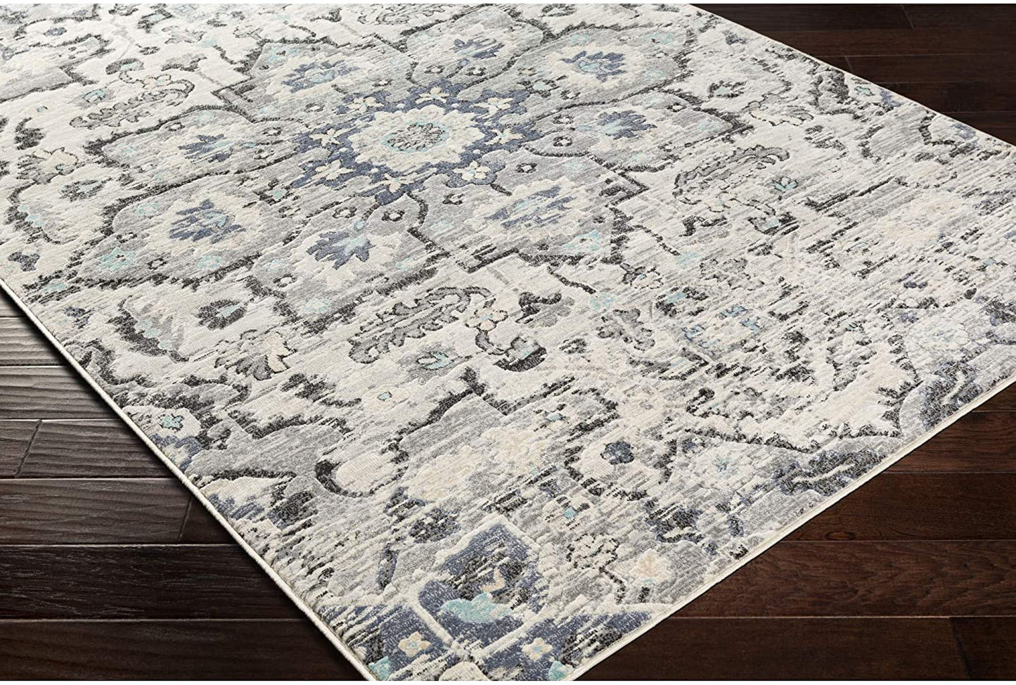 Tamlin Traditional Medallion Area Rug Taupe