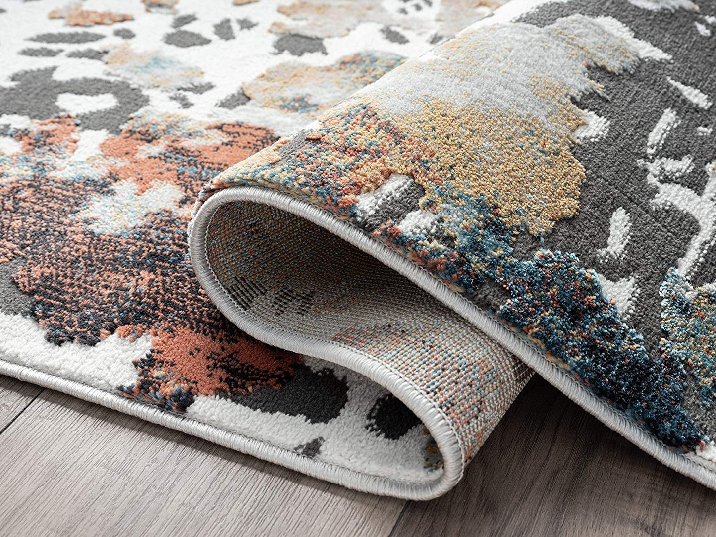 Contemporary Distressed Farmhouse Modern Multi Area Rug