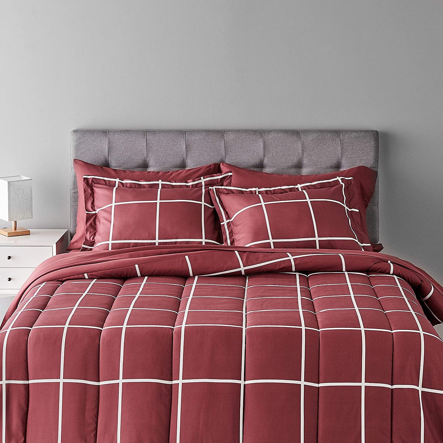 5-Piece Light-Weight Microfiber Bed-In-A-Bag Comforter Bedding Set