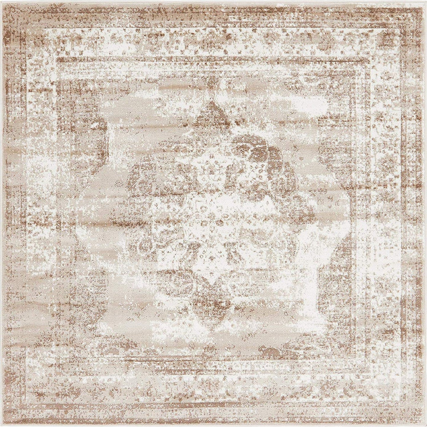 Vintage Distressed Beige Soft Area Rugs