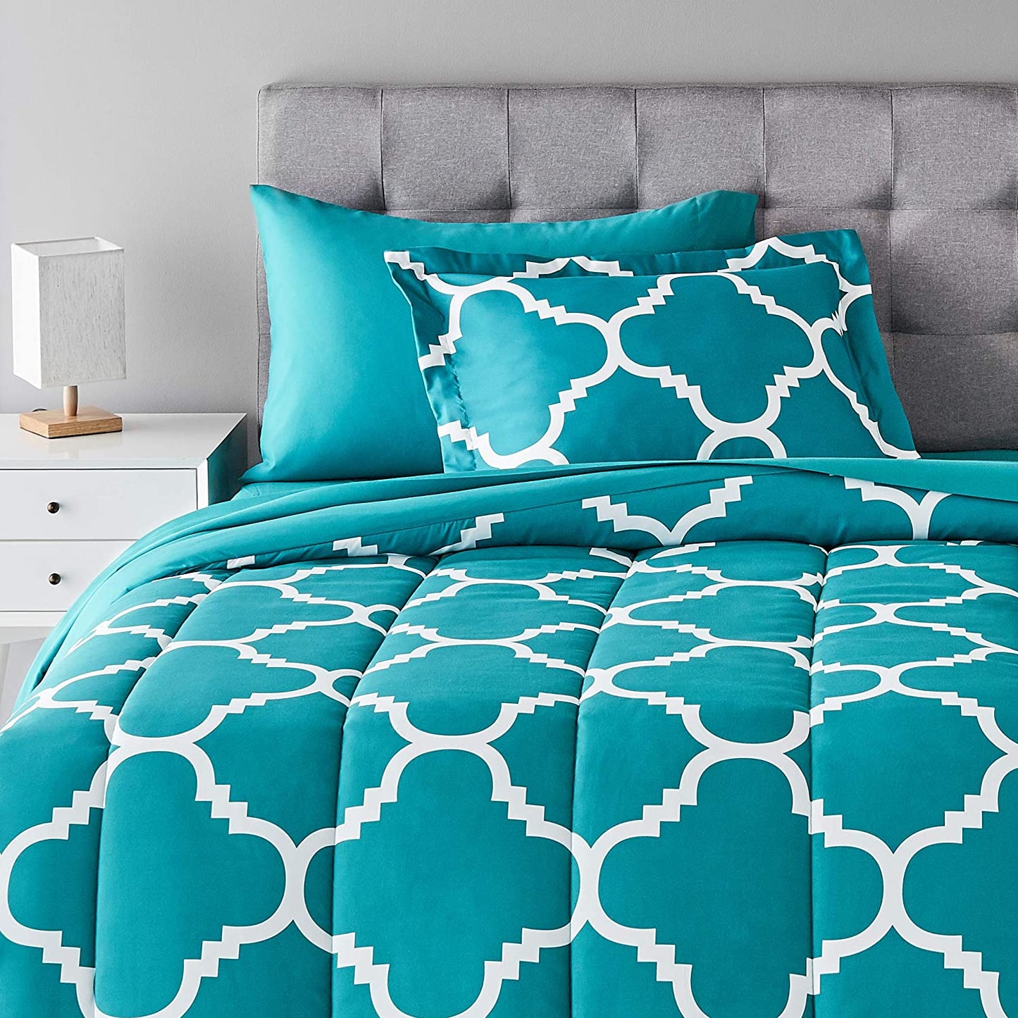 5-Piece Light-Weight Microfiber Bed-In-A-Bag Comforter Bedding Set