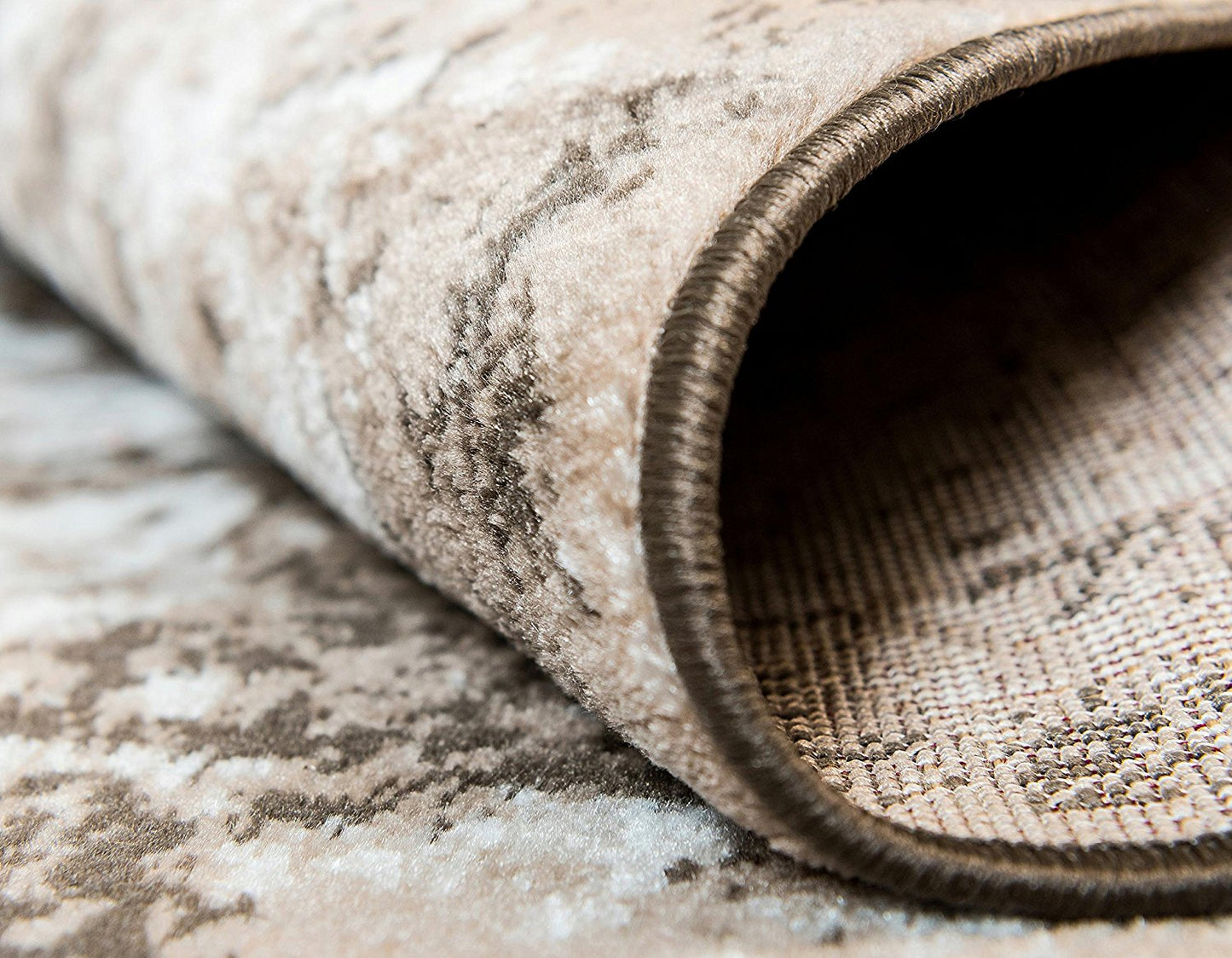 Vintage Distressed Light Brown Area Rugs