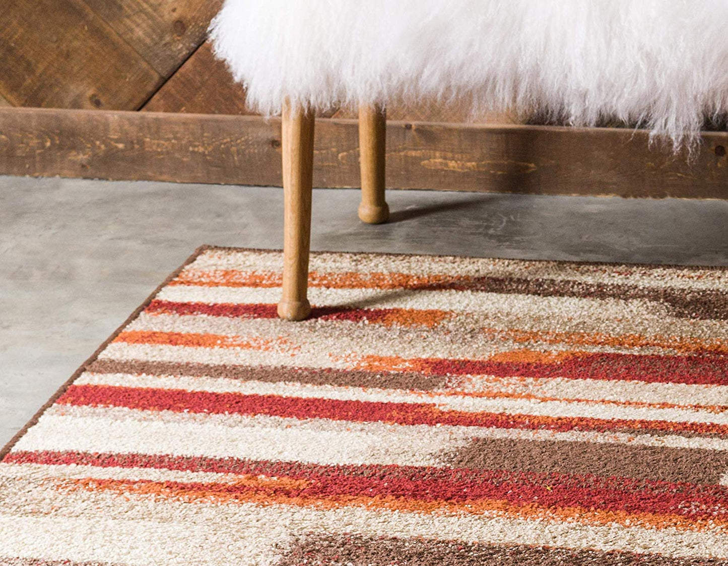 Warm Toned Beige Brown Multi-color Area Rugs