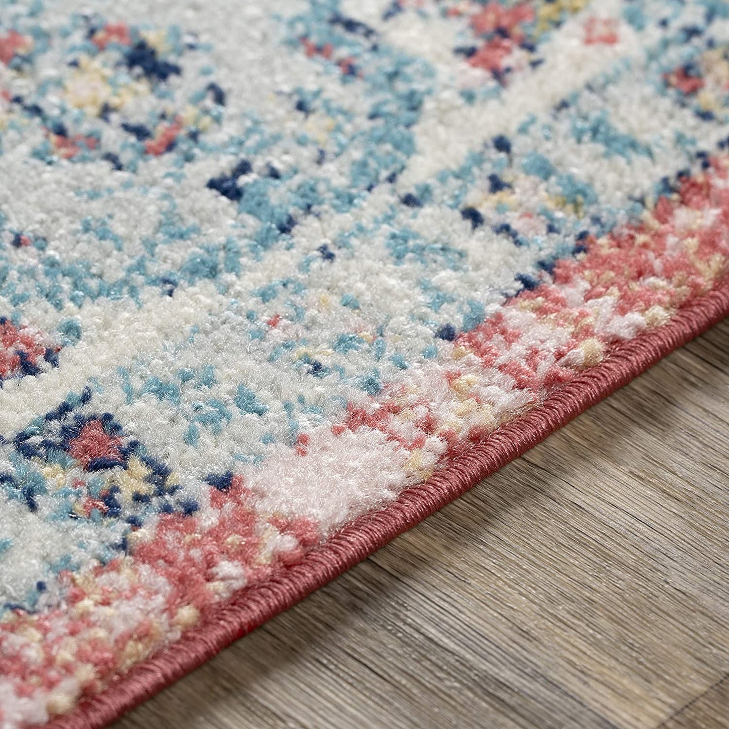 Weavers Area Rug Blush/Navy