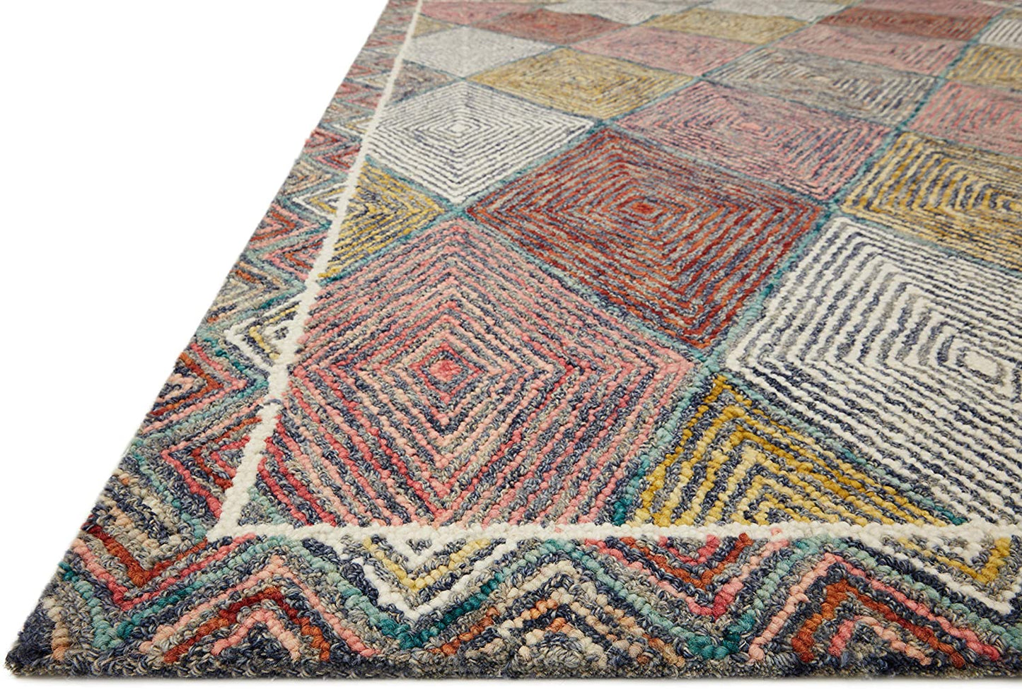 Spectrum Sunset Contemporary Wool Area Rug