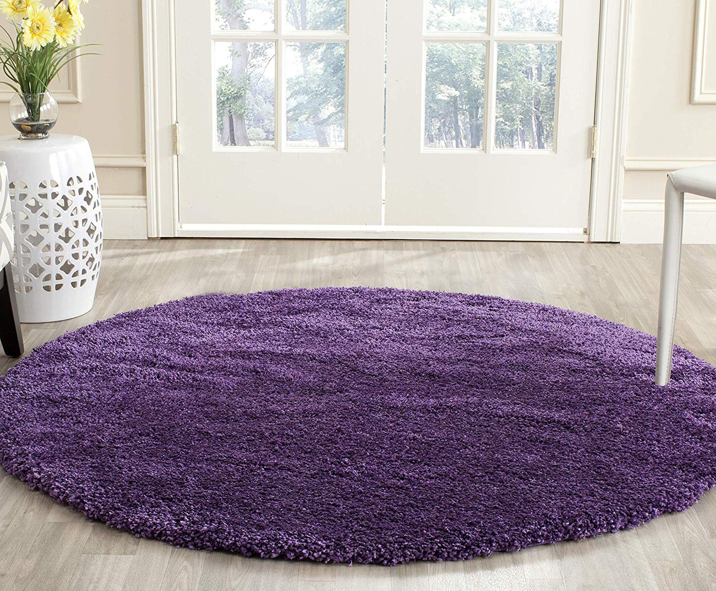 Purple Soft Plush Shag Area Rug