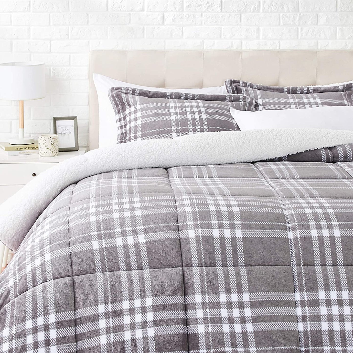Ultra-Soft Micromink Sherpa Comforter Bed Set