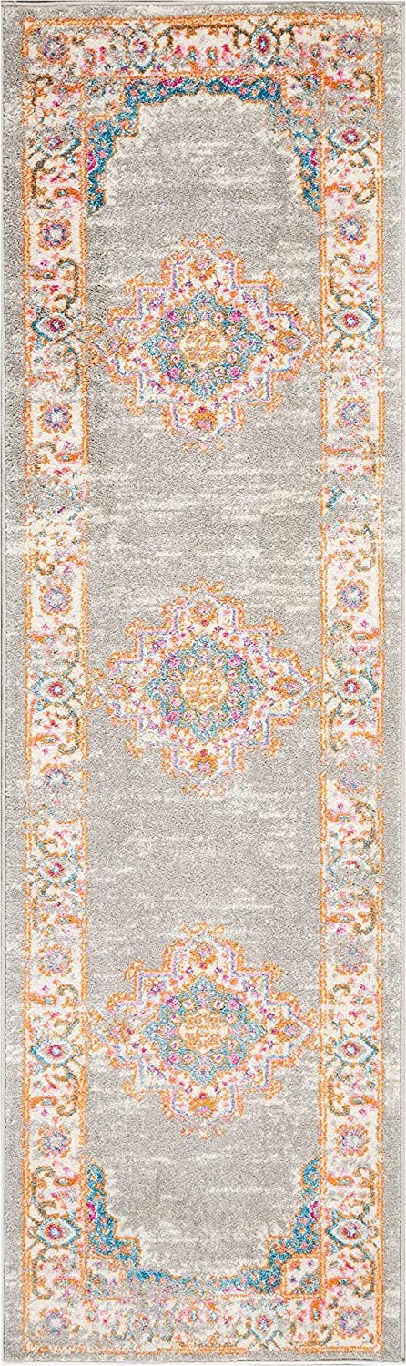Passion Traditional Area Rug, GREY