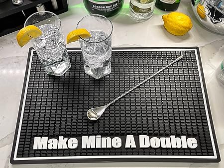 Premium Cheers Bar Mat 18in x 12in 1cm Thick Durable Stylish Service