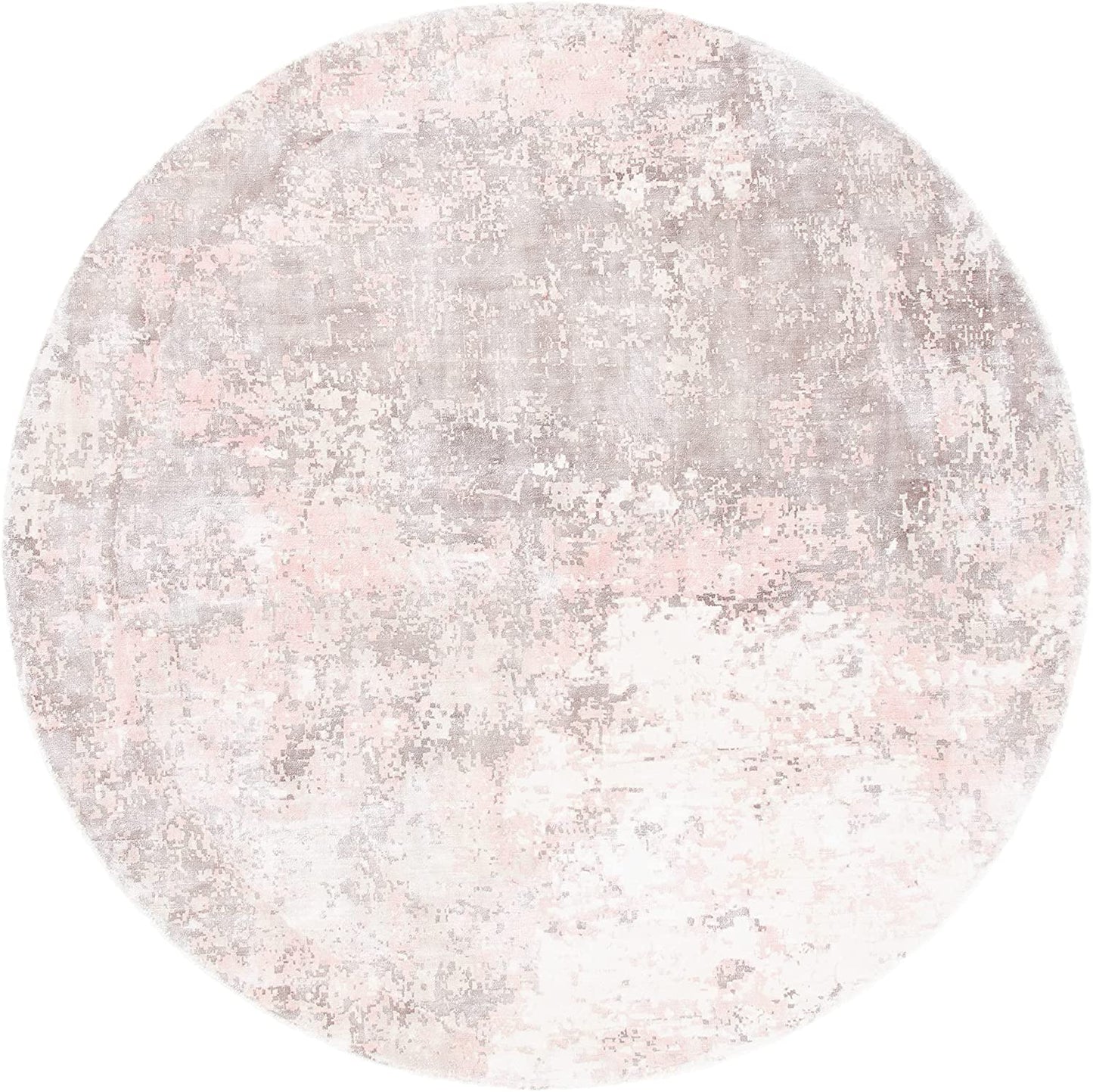 Mirage Collection MIR411A Handmade Modern Abstract Viscose Area Rug Aqua