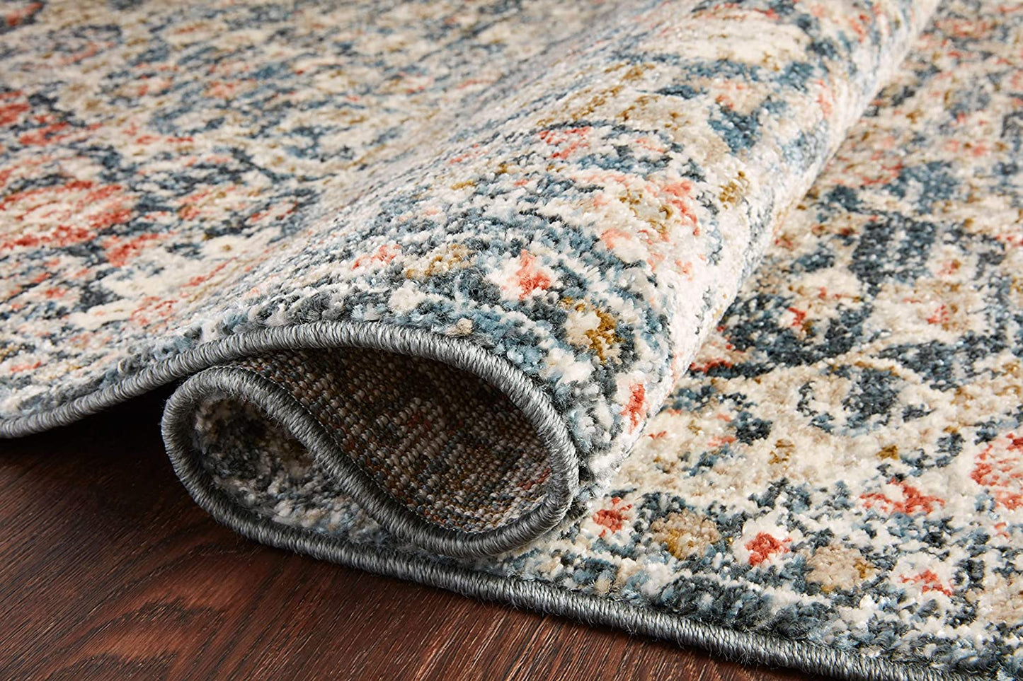 Saban Rust Traditional Soft Area Rug
