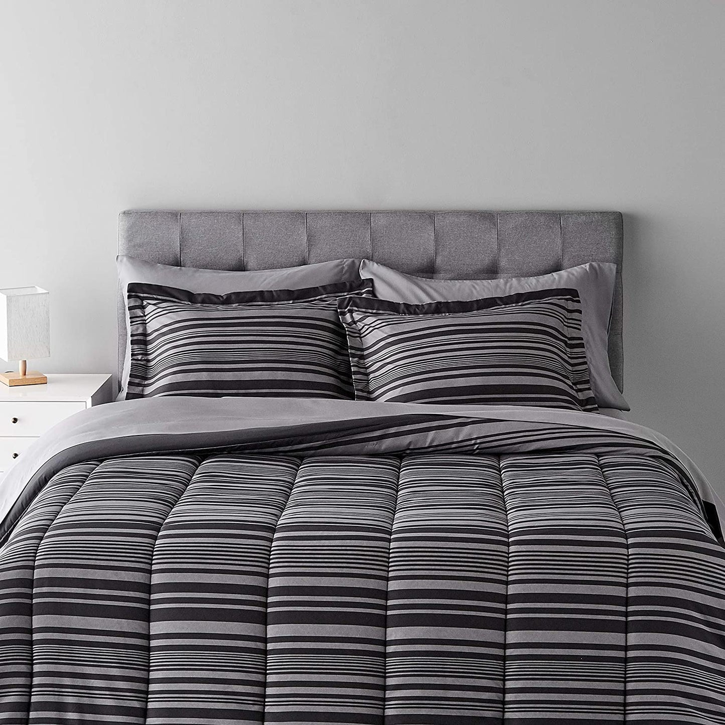5-Piece Light-Weight Microfiber Bed-In-A-Bag Comforter Bedding Set