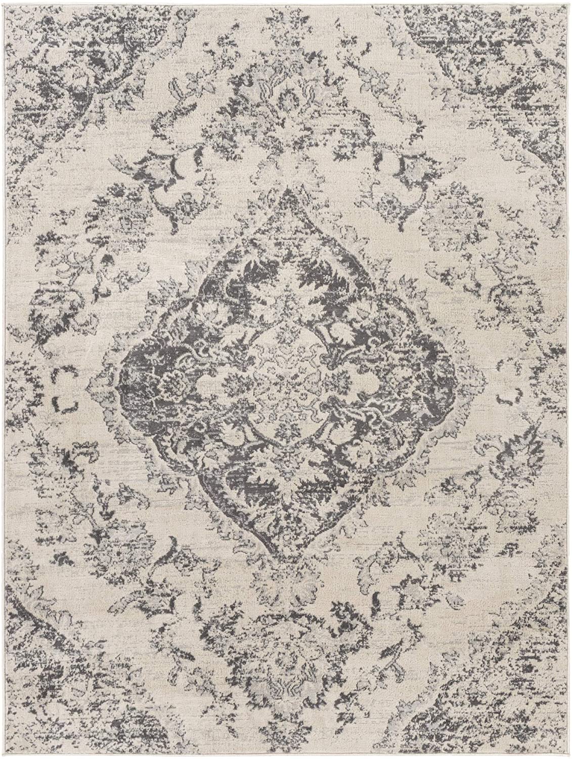Antioch Soft Area Rug Grey