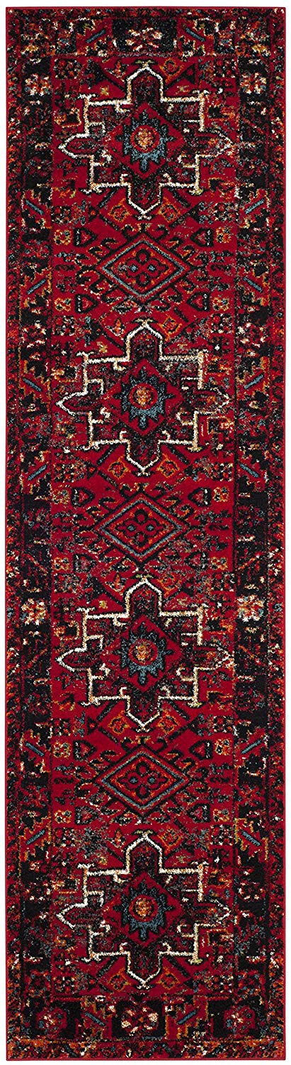 Vintage Southwest Red Multi Soft Area Rug - Multiple Sizes