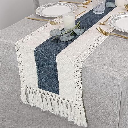 Set of 4, Macrame Table Decor
