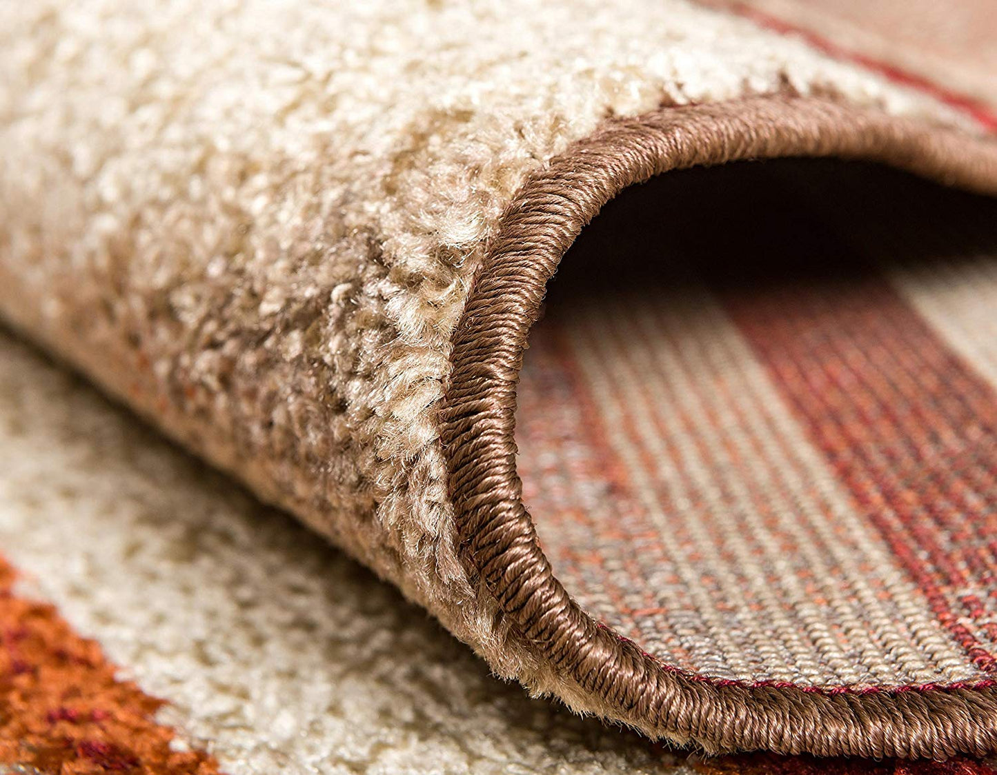 Warm Toned Beige Brown Multi-color Area Rugs