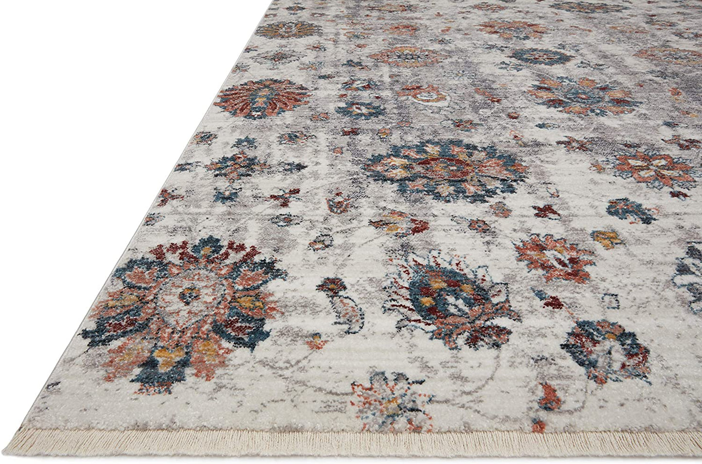 Samra Ivory / Multi Transitional Soft Area Rug