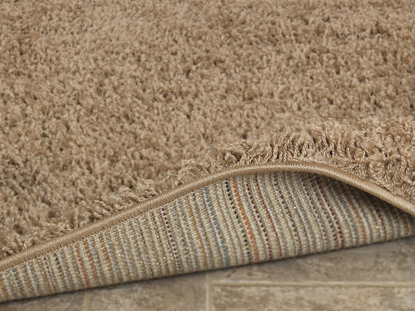 Plain Shag Area Rugs - Multiple Colors and Sizes