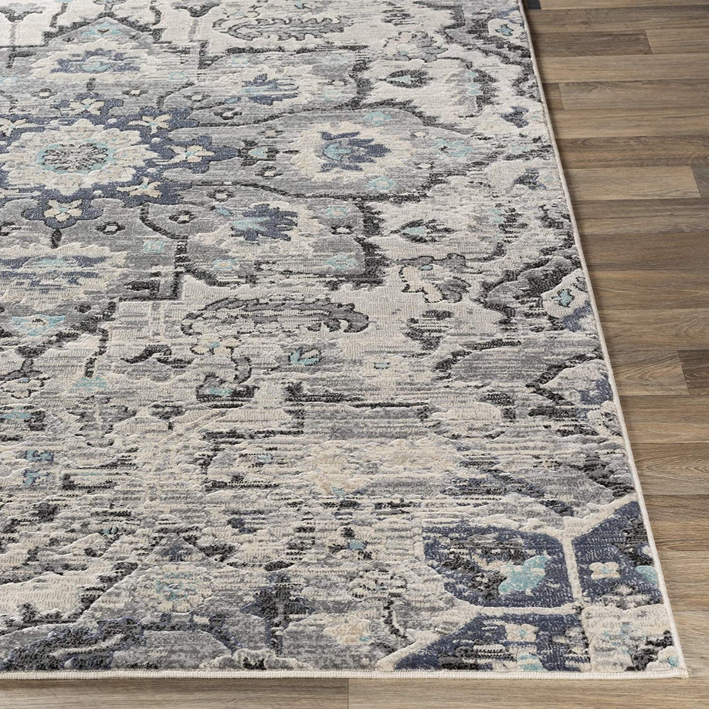 Tamlin Traditional Medallion Area Rug Taupe