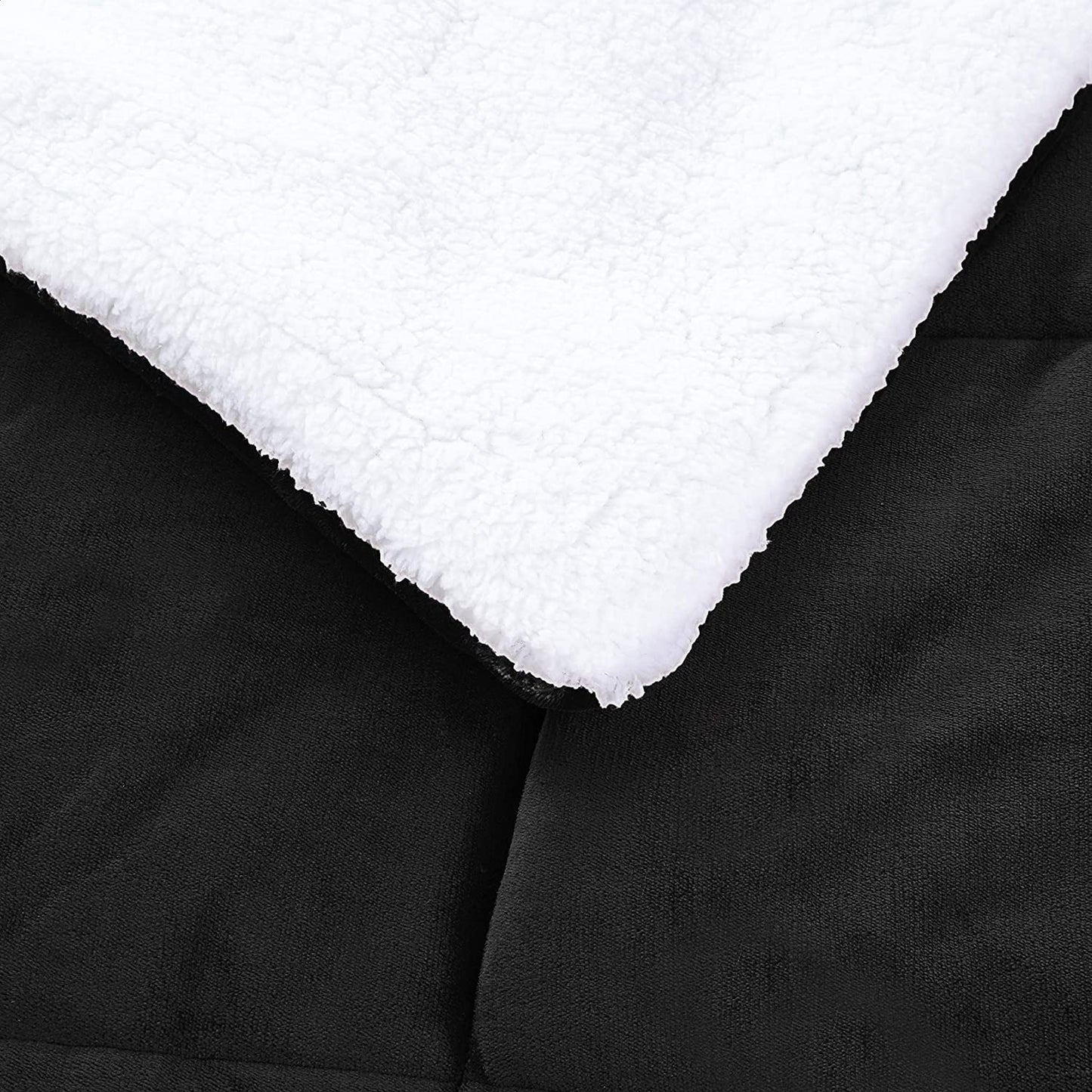 Ultra-Soft Micromink Sherpa Comforter Bed Set