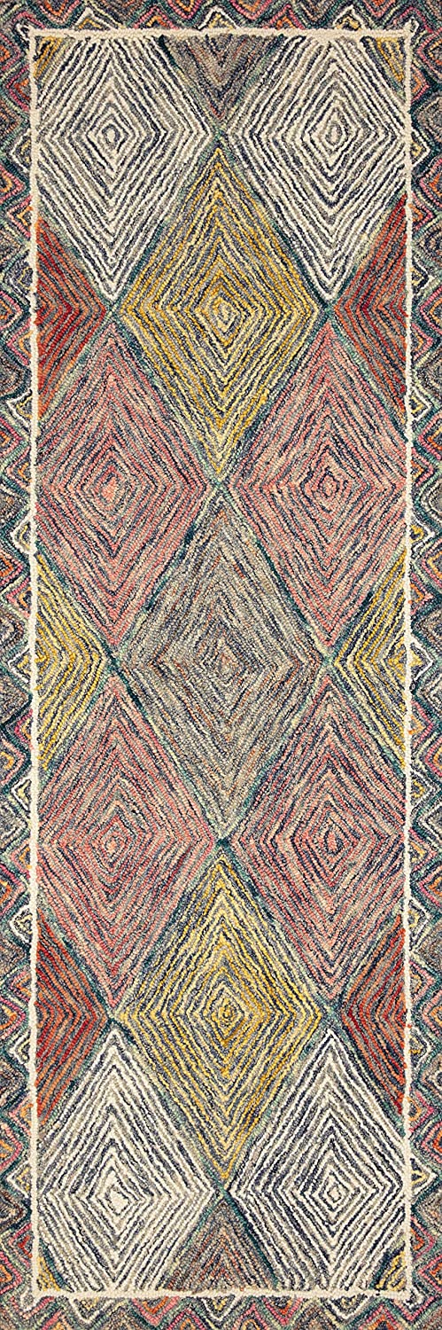 Spectrum Sunset Contemporary Wool Area Rug