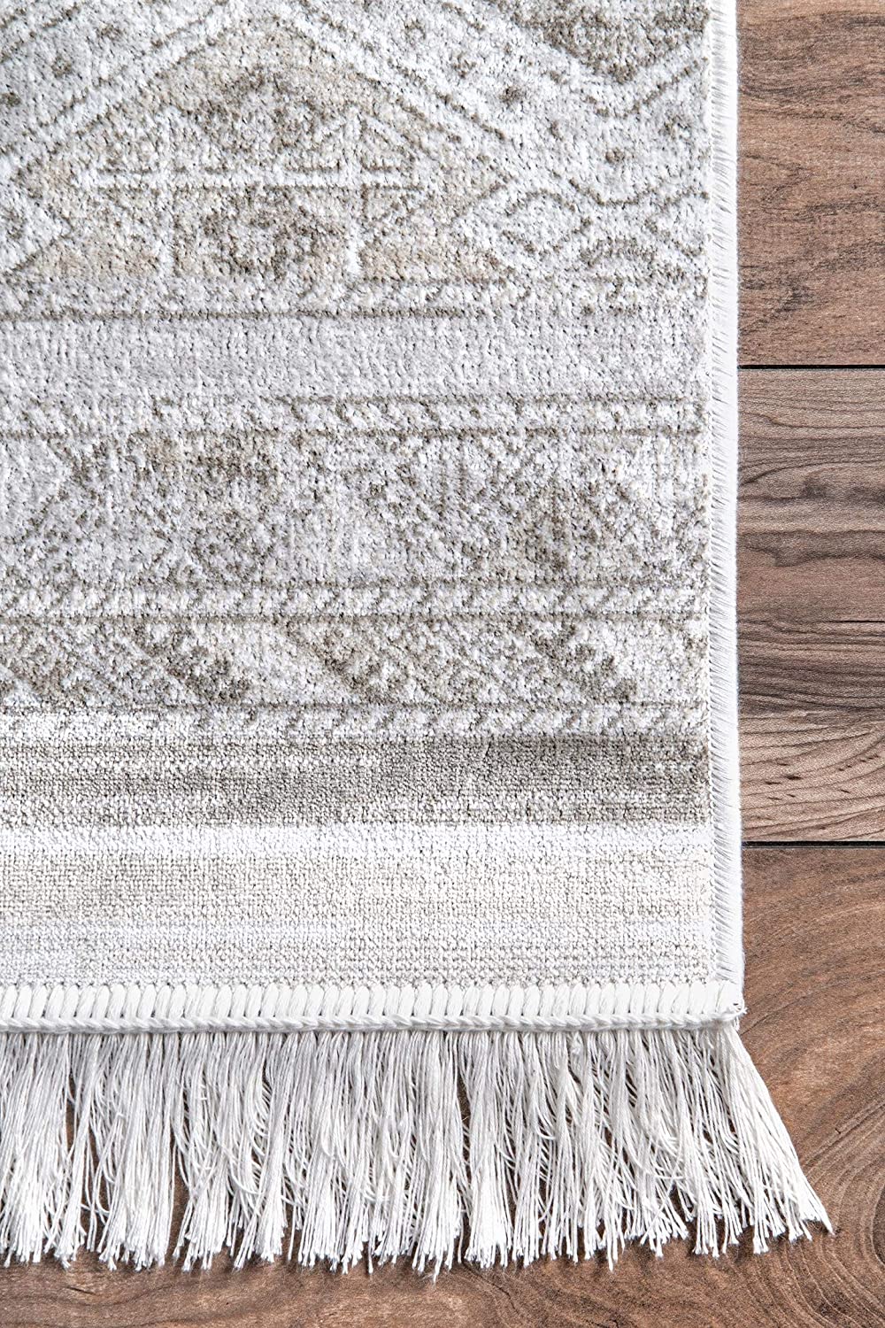 Roseline Vintage Tribal Area Rug, Grey