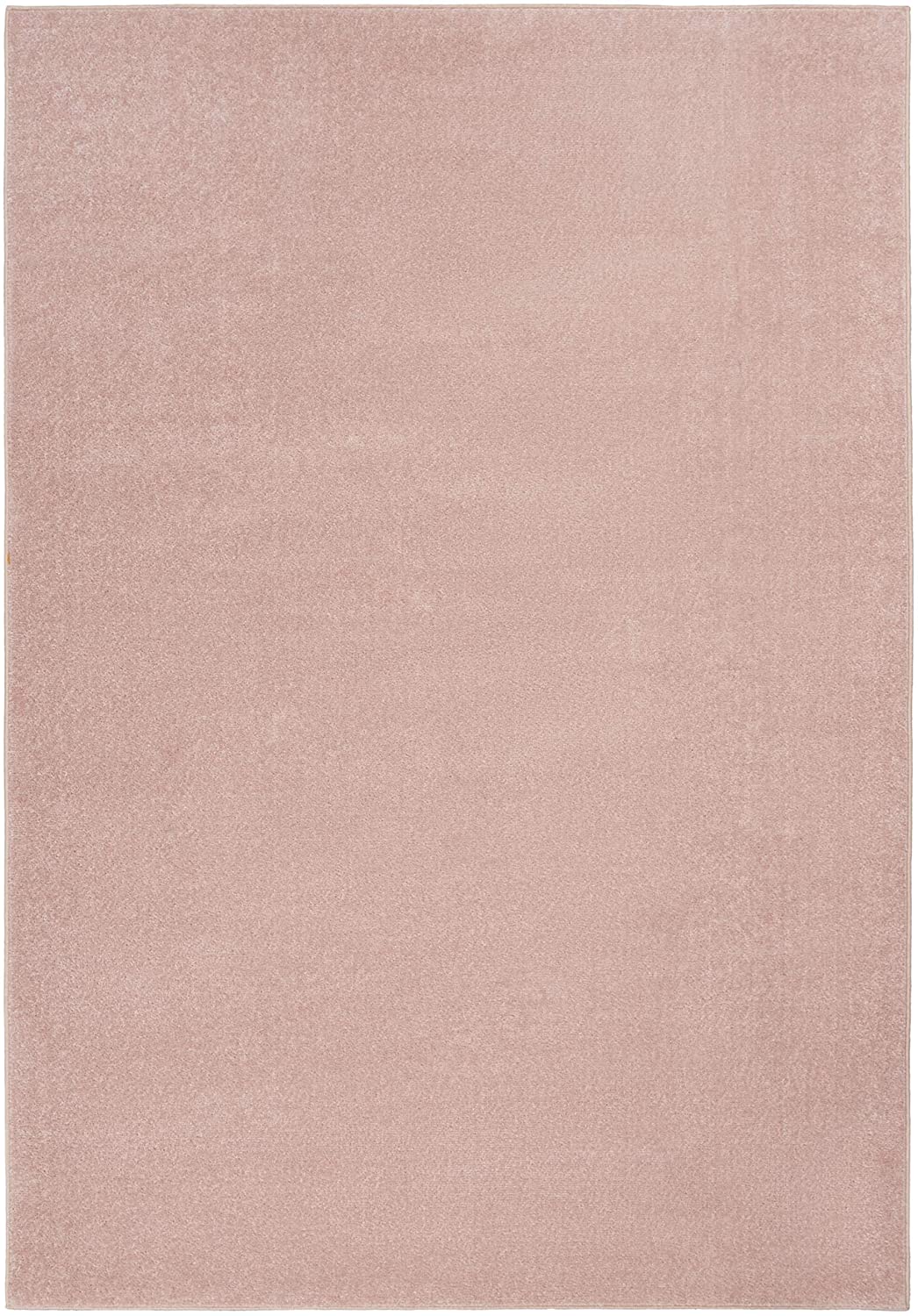 Solid Contemporary Pink Indoor/Outdoor Area Rug