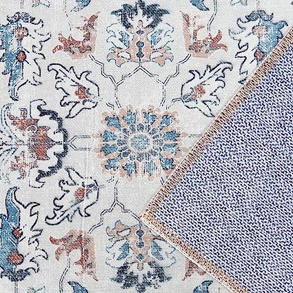 Brick Red Vintage Persian Traditional Area Rug