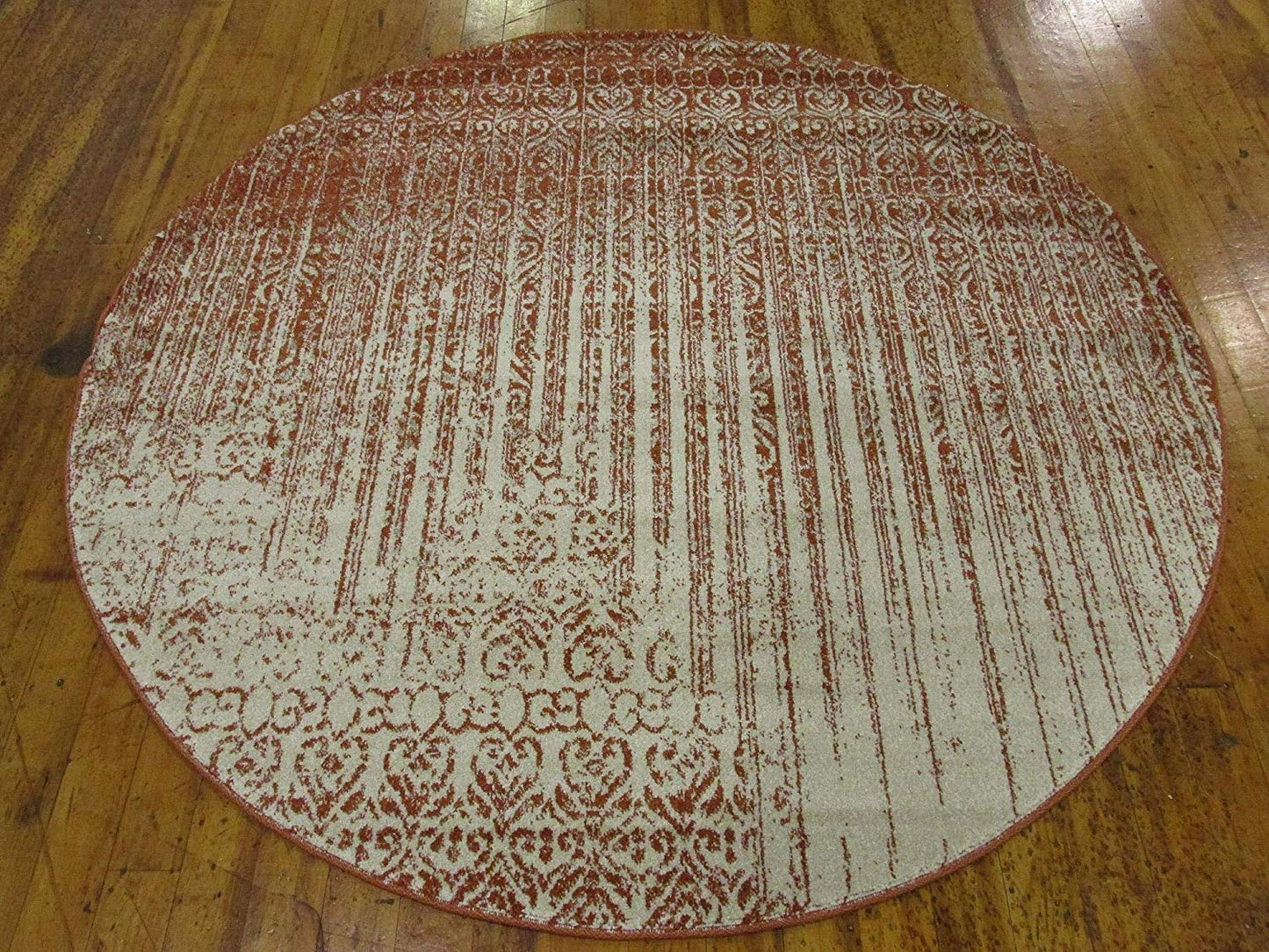 Modern Distressed Red Soft Area Rug