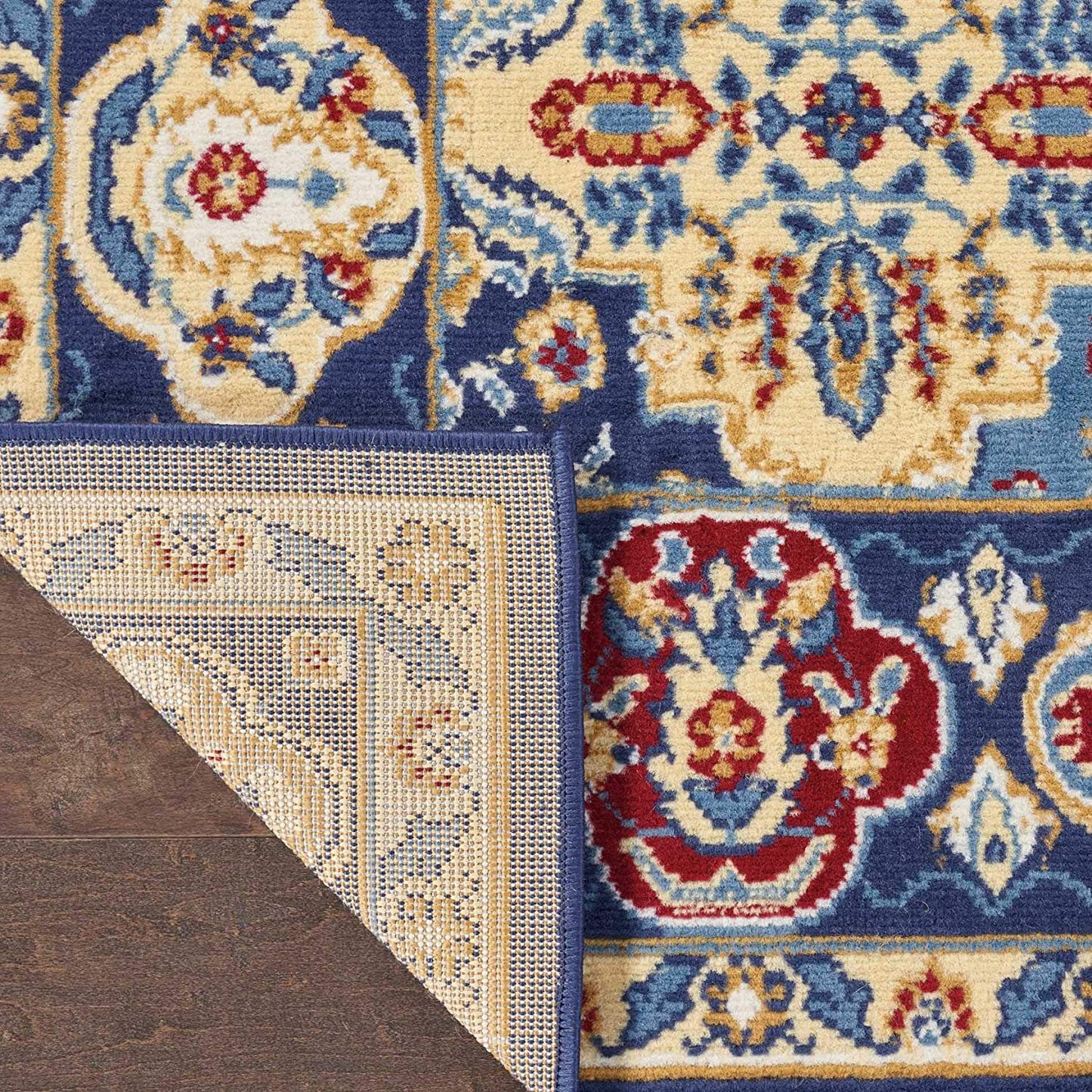 Multicolor Blue Persian Soft Area Rug
