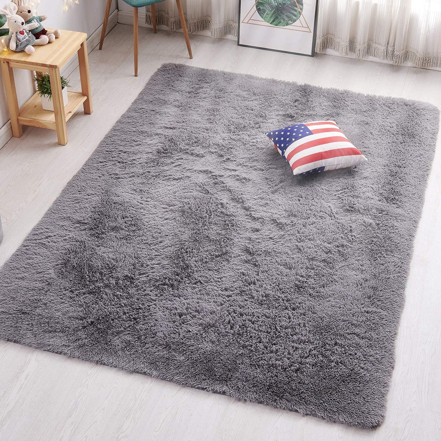 Velvet Indoor Fluffy Extra Comfy Soft Shag Area Rug