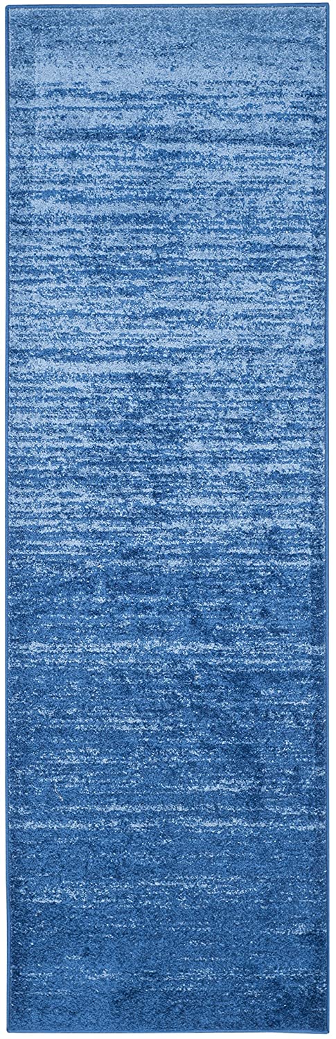 Ombre Blue/Dark Blue Soft Area Rug