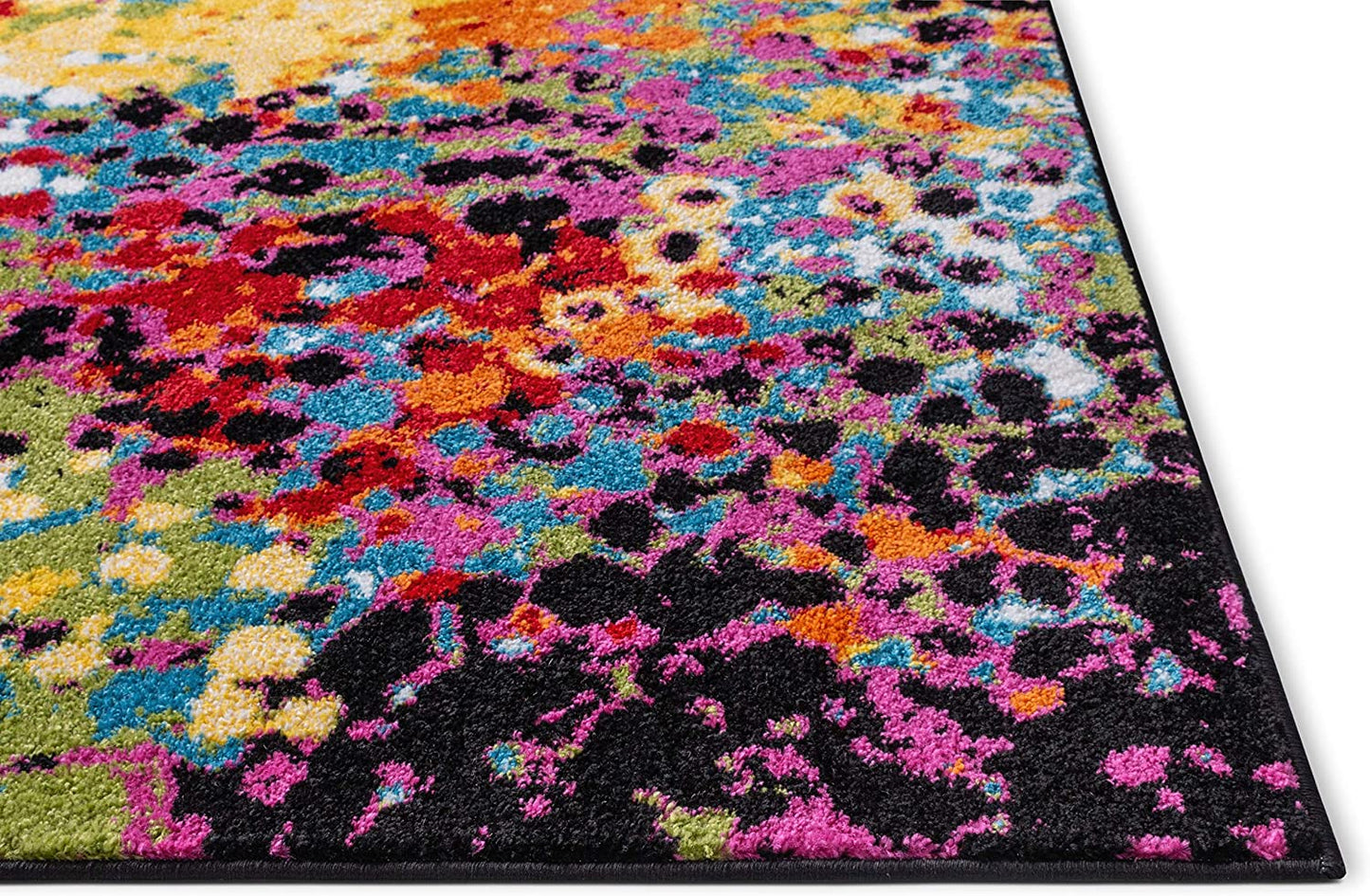 Viva Partridge Modern Abstract Dots Multi Bright Area Rug