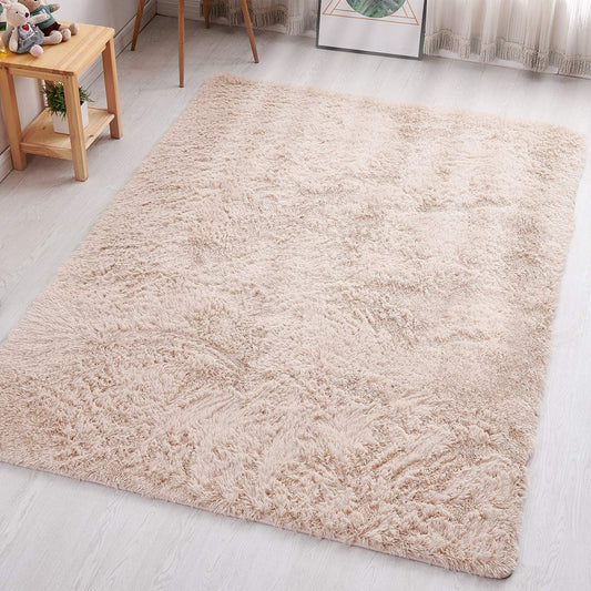 Velvet Indoor Fluffy Extra Comfy Soft Shag Area Rug