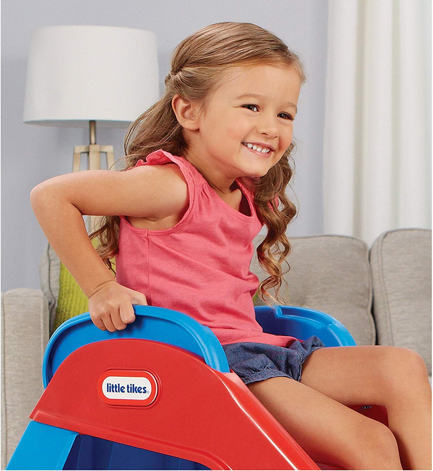 First Slide Red Blue Indoor/Outdoor Toddler Toy