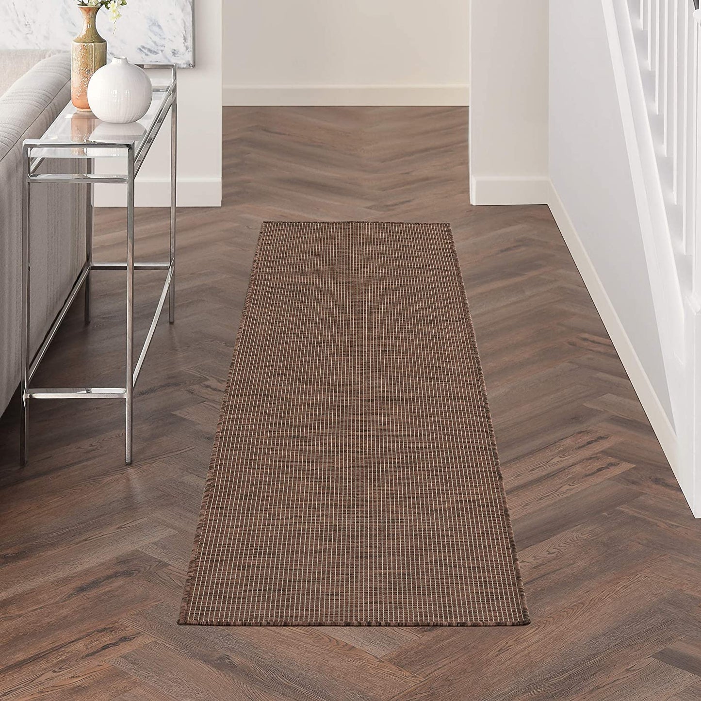 Positano Flat-Weave Indoor/Outdoor Natural Area Rug