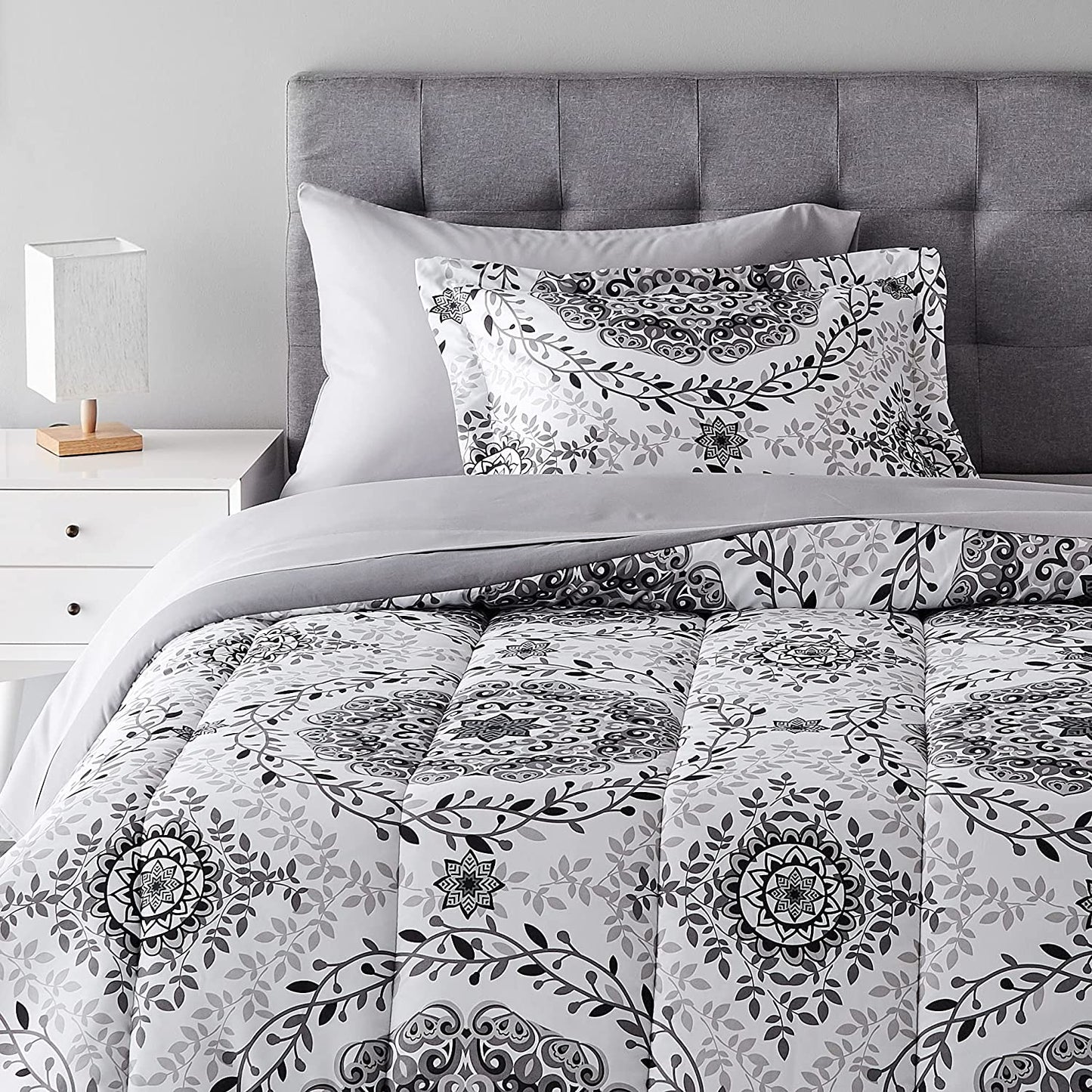 5-Piece Light-Weight Microfiber Bed-In-A-Bag Comforter Bedding Set