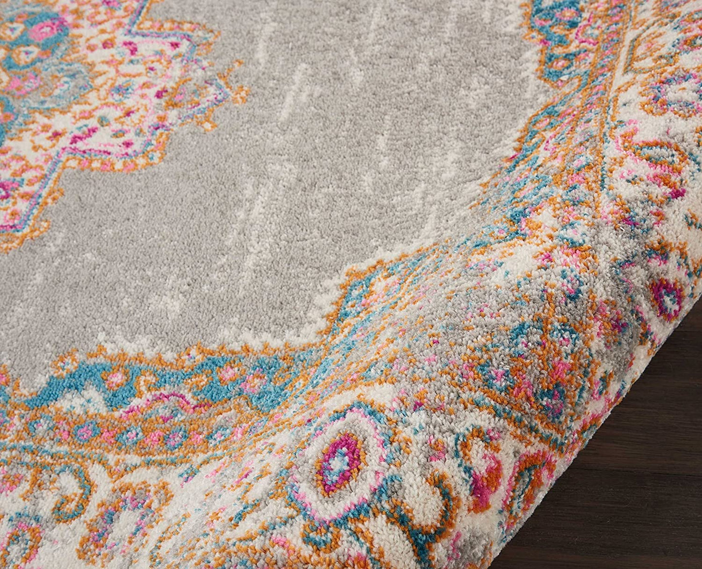 Passion Traditional Area Rug, GREY