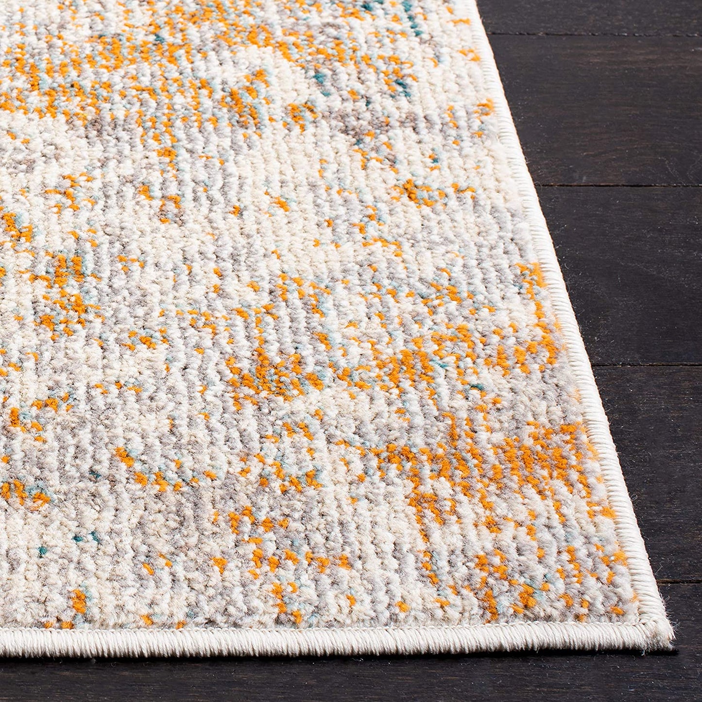 Safavieh Madison Collection Modern Abstract Ivory / Orange