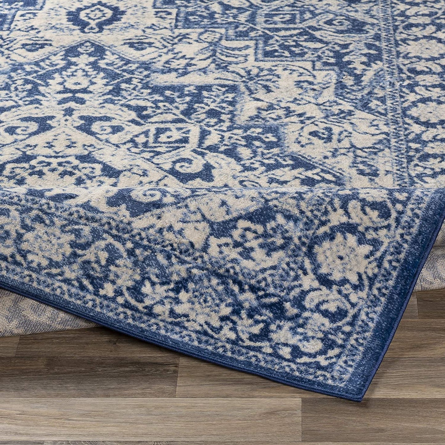 Lorena Soft Area Rug Navy
