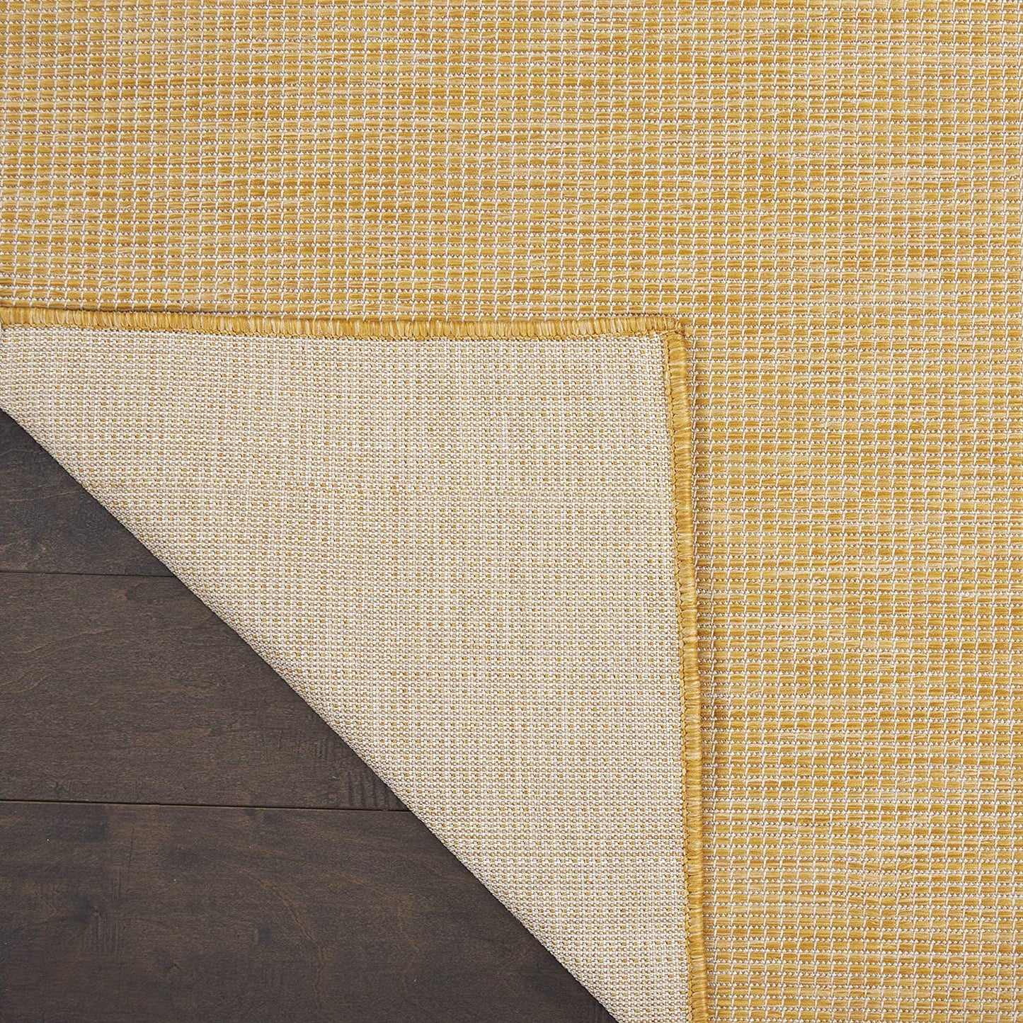 Positano Flat-Weave Indoor/Outdoor Yellow Area Rug