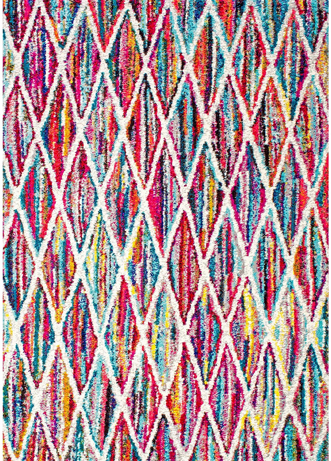 nuLOOM Ferrell Trellis Area Rug, 5' x 8', Multi