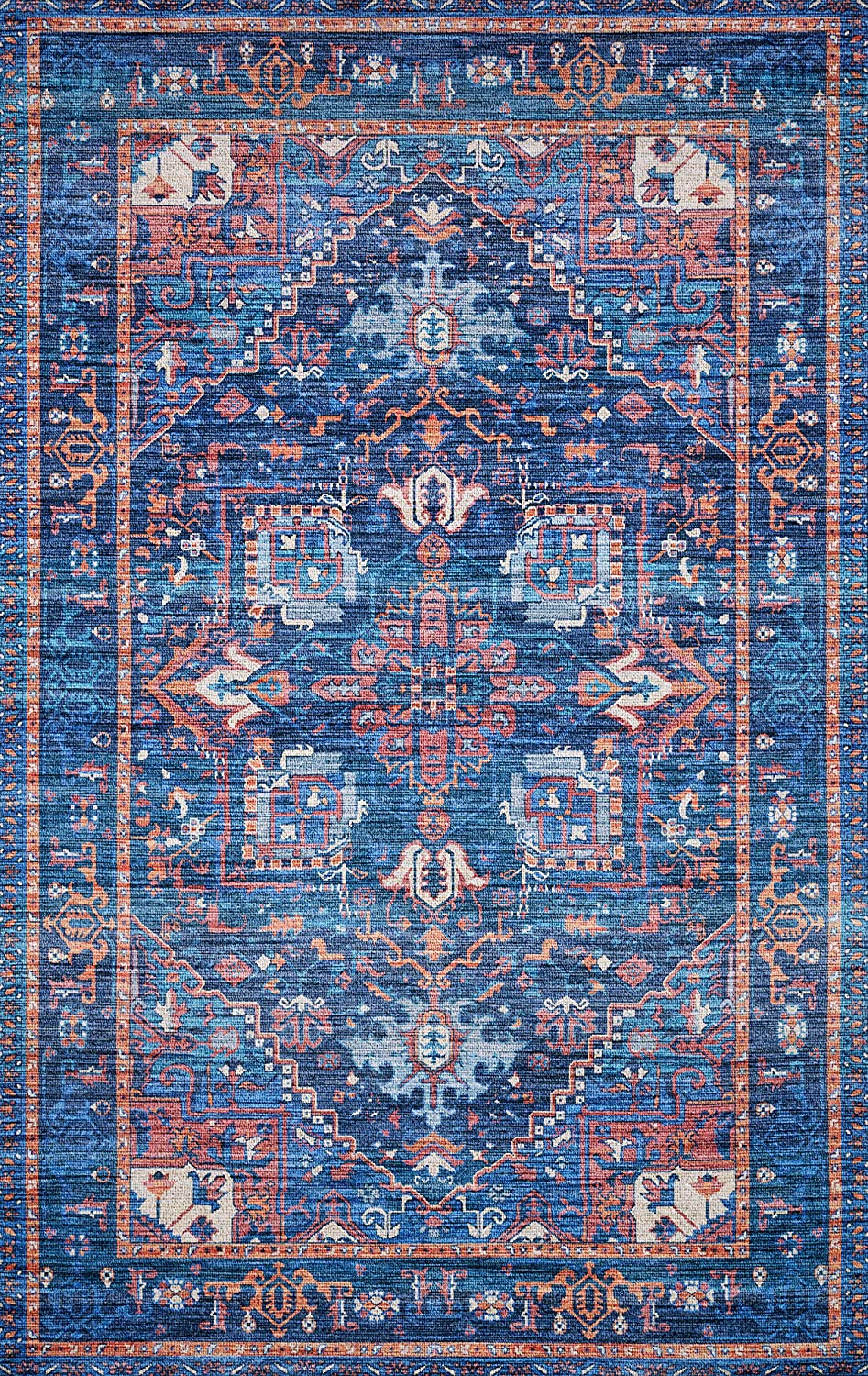 Justina Blakeney Collection Soft Area Rug Blue/Multi