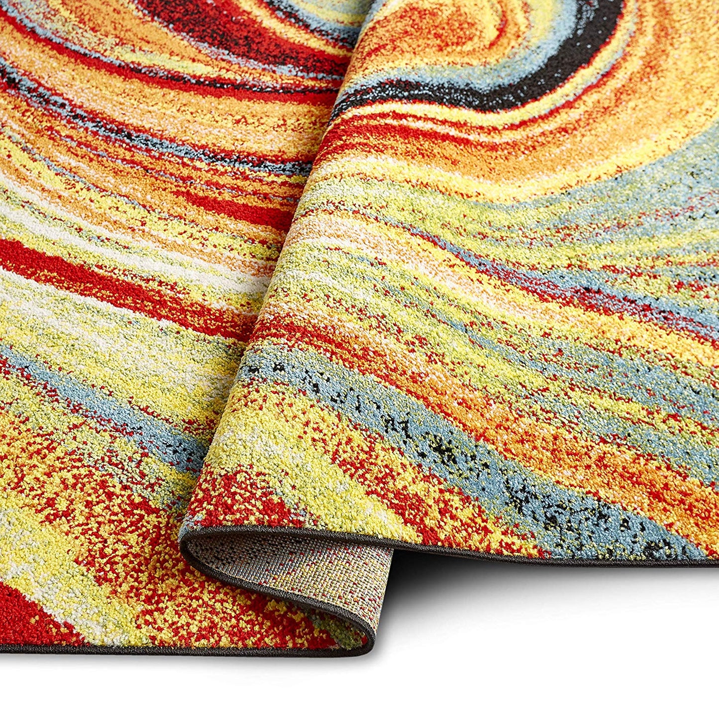 Abstract Multi-color Soft Area Rugs