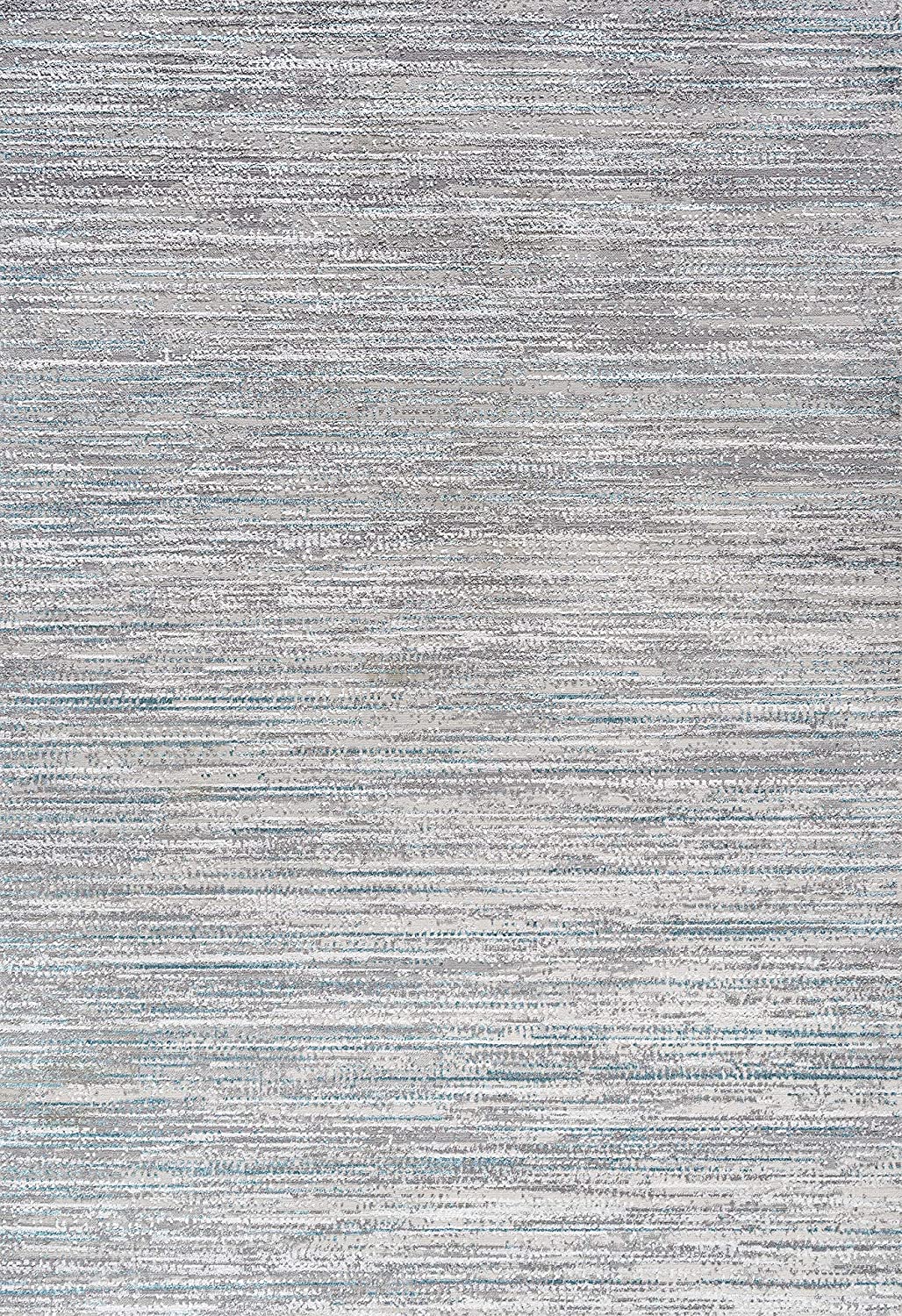 Loom Modern Strie Gray/Black . Soft Area Rug