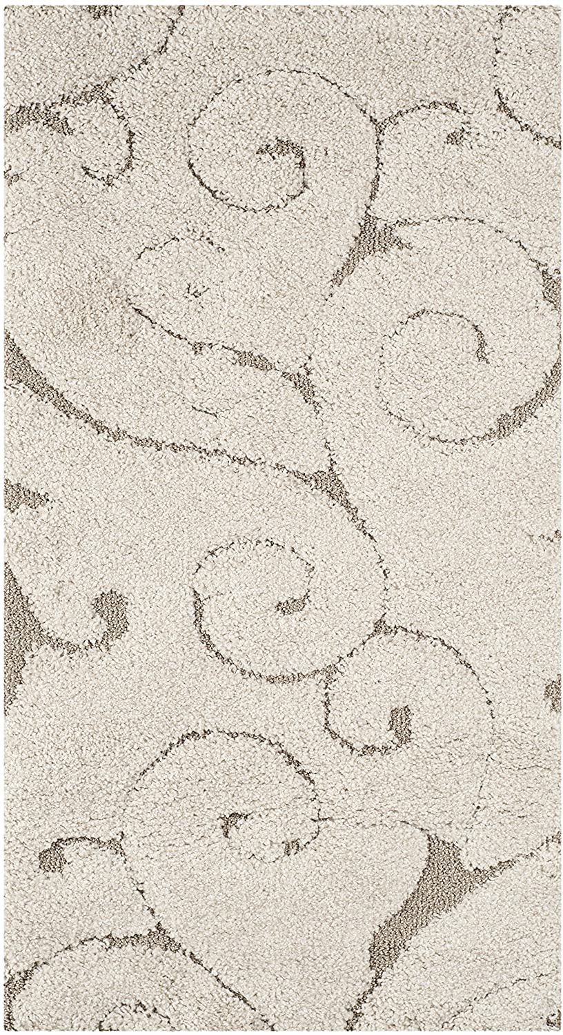 Premium Swirl Thick Plush Cream/Beige   Area Shag Rug