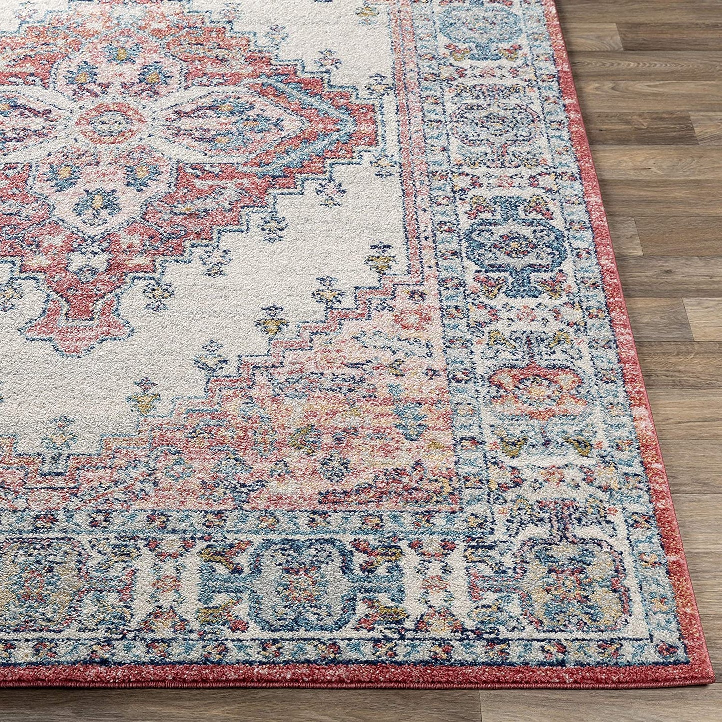 Weavers Area Rug Blush/Navy