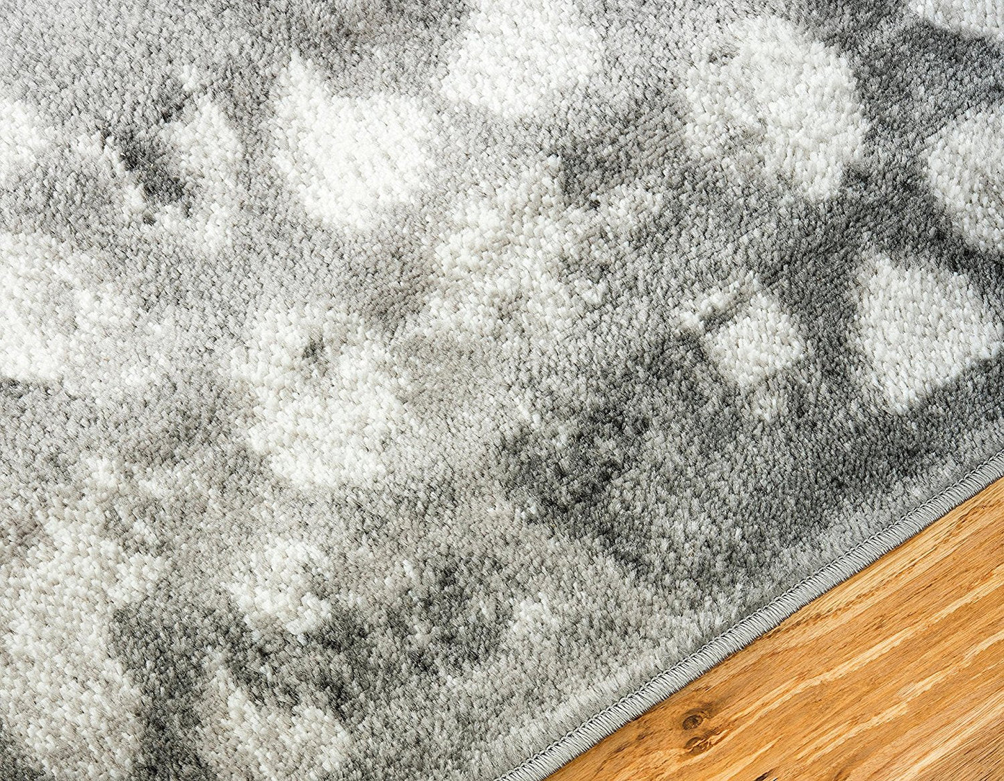 Vintage Gray/Grey Ivory Area Rug