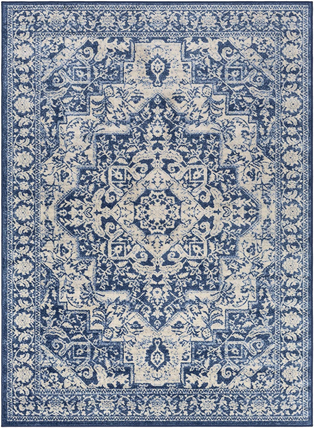 Lorena Soft Area Rug Navy